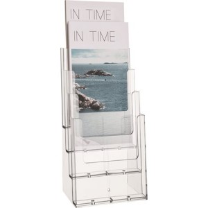 Stojan na prospekty Helit 1/3 A4 stolový