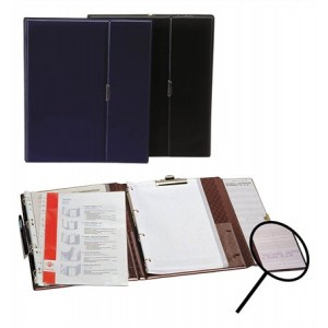 Dosky s klipom a krúžkovou väzbou Panta Plast Optimus modré