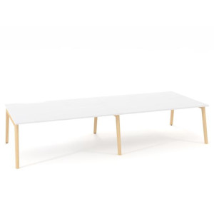 Pracovné stoly Bench ALFA ROOT 360x160cm, biely