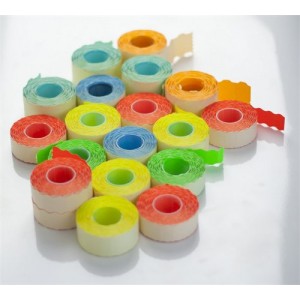 Cenové etikety 22x12mm žlté