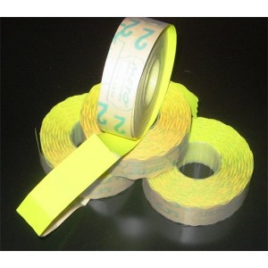 Cenové etikety Meto 19x16 mm  žlté