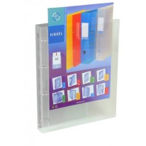 Zakladač krúžkový Viquel 2,5 cm A4 PP 4 krúžky panoramatický priehľadný