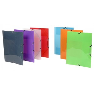 Doska s gumičkou A4 Viquel Propyglass 15 mm priehľadná