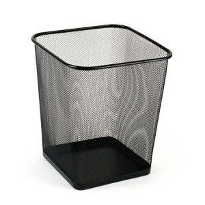 Kôš na papier Victoria drôtený hranatý čierny