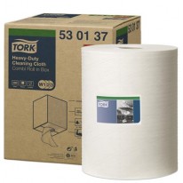 Čistiace utierky Tork Premium Multipurpose Cloth 530 s rozpúšťadlom biele