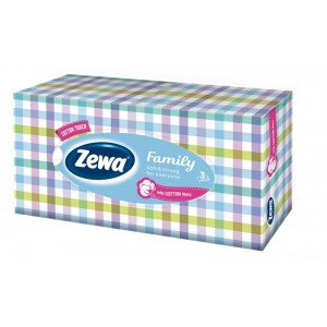 Kozmetické utierky Zewa Soft 3 vrstvové