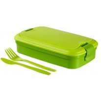 Piknikový box s príborom Curver Lunch Go zelený