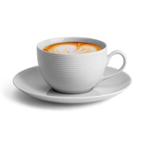 Kávová šálka Rotberg Elegante porcelán 25cl  biela