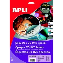 Etikety Apli A4 na CD/DVD matné