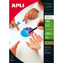 Fotopapier Apli Premium Laser A4 160g do laserových tlačiarní lesklý