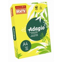 Kancelársky papier Rey Adagio  A4 160g intenzívny žltý