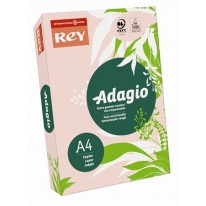 Kancelársky papier Rey Adagio A4 80g pastelový ružový