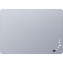 Tabuľa GLASSBOARD matná oblé rohy 100x200, modrá