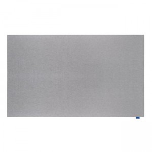 Textilná akustická nástenka WALL-UP horizontálna 119,5x200 cm tichá sivá