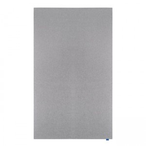 Textilná akustická nástenka WALL-UP verikálna 200x119,5 cm tichá sivá