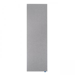 Textilná akustická nástenka WALL-UP verikálna 200x59,5 cm tichá sivá