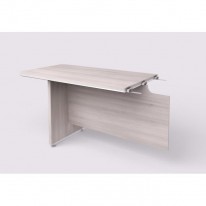 Doplnkový stôl Lenza Wels, 130x76,2x70 cm, agát svetlý