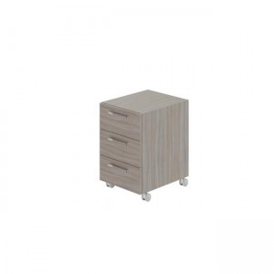 Kontajner mobilný 3 zásuvky Lenza Wels, 40,8x63,3x50,4cm, driftwood