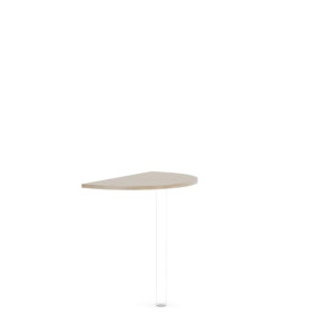 Doplnkový stôl bez nohy BASIC, 80x2,2x50cm, dub Sonoma