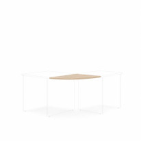 Doplnkový stôl bez nohy BASIC, 80x2,2x60cm, agát svetlý