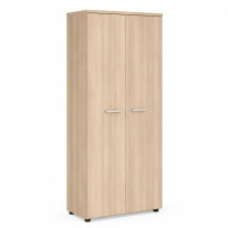 Šatníková skriňa BASIC s výsuvným vešiakom, so zámkom, 80x40x182,1cm, agát svetlý