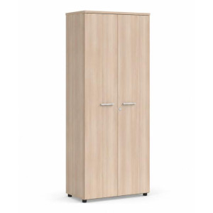 Policová skriňa BASIC, so zámkom, 80x40x182,1cm, agát svetlý