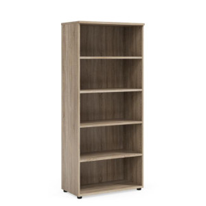 Policová skriňa BASIC, otvorená, 80x40x182,1cm, dub Sonoma