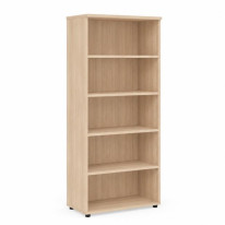 Policová skriňa BASIC, otvorená, 80x40x182,1cm, agát svetlý