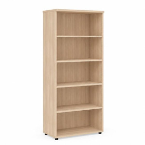 Policová skriňa BASIC, otvorená, 80x40x182,1cm, agát svetlý