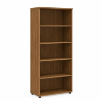 Policová skriňa BASIC, otvorená, 80x40x182,1cm, orech Dijon