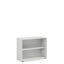 Policová skriňa BASIC, otvorená 100x40x75,3cm, biela
