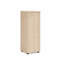 Policová skriňa BASIC, pravé dvere so zámkom, 40x40x111,7cm, agát svetlý