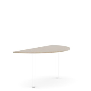 Doplnkový stôl bez nohy BASIC, 160x2,2x80cm, dub Sonoma