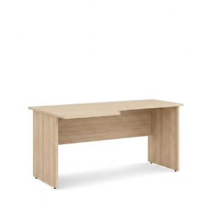 Pracovný stôl ľavý BASIC, 160x76x90cm, agát svetlý