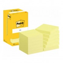 Samolepiaci bloček Post-it 76x76 žltý 12x100 lístkov