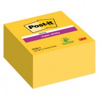 Bloček kocka Post-it Super Sticky 76x76mm žltá 350l