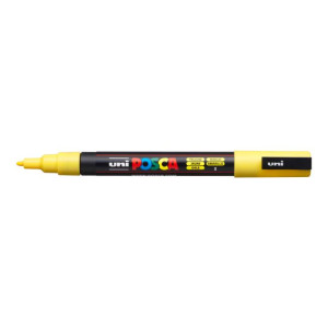 Popisovač uni POSCA PC-3M žltý