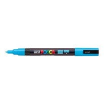 Popisovač uni POSCA PC-3M svetlomodrý