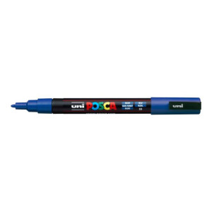 Popisovač uni POSCA PC-3M modrý
