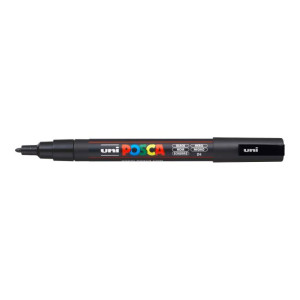 Popisovač uni POSCA PC-3M čierny