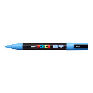 Popisovač uni POSCA PC-3M nebesky modrý