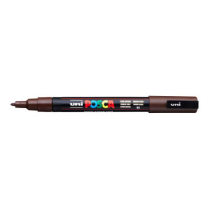 Popisovač uni POSCA PC-3M tmavohnedý