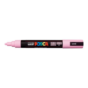 Popisovač uni POSCA PC-5M svetloružový