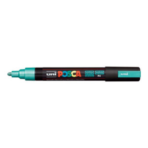 Popisovač uni POSCA PC-5M metalicky zelený