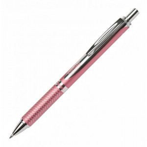 Gélový roller Pentel Energel Steel, ružový