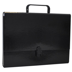 Aktovka s držadlom Office Products na dokumenty A4 čierna