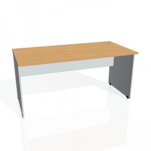 Pracovný stôl Gate, 160x75,5x80 cm, buk/sivý
