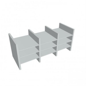 Spisová vložka Strong, univerzálna, 33x76,2x29 cm, sivá