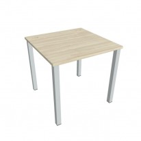 Pracovný stôl Uni, 80x75,5x80 cm, agát/sivá