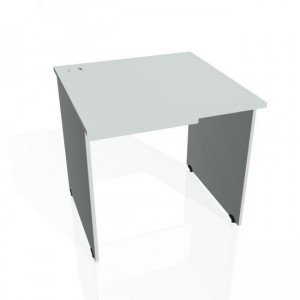 Pracovný stôl Gate, 80x75,5x80 cm, sivý/sivý